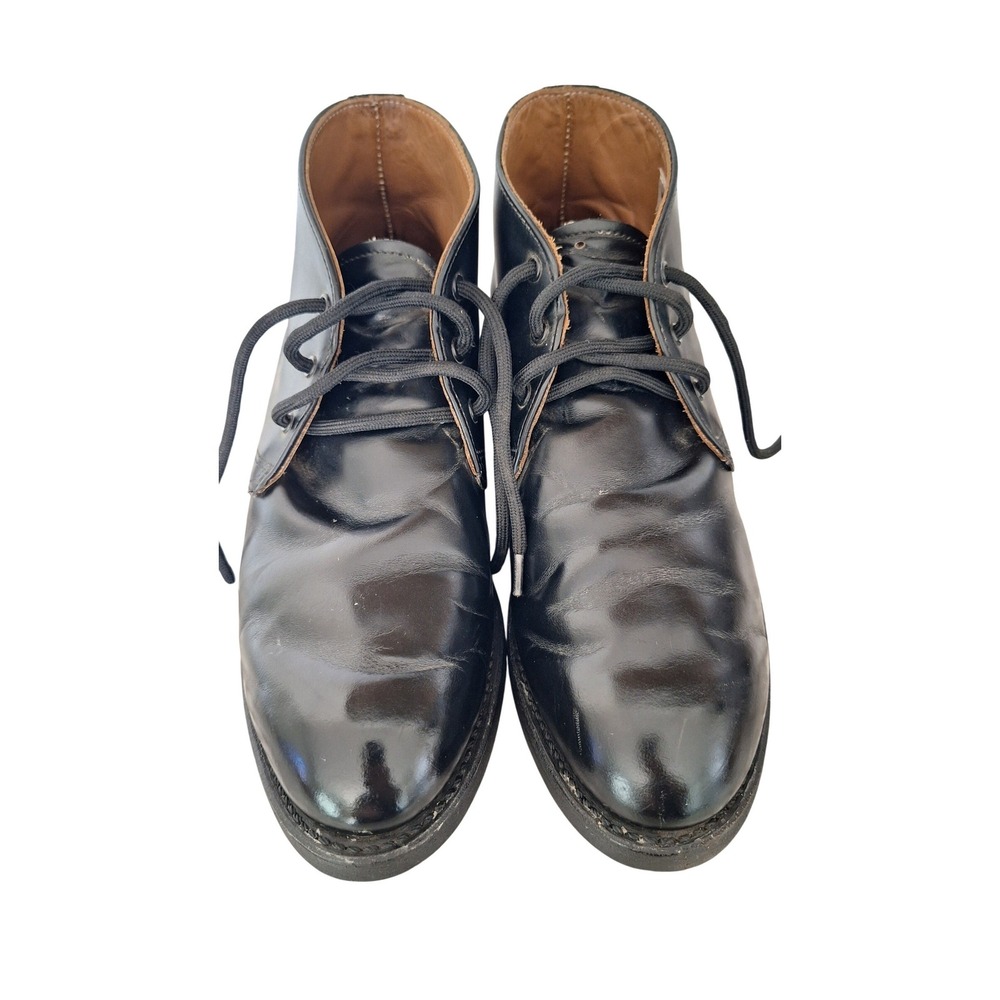 Red Wing 9196 Postman Black Leather Chukka Boots Men's Size 10.5 D Lace Up Ankle
